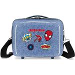 Blaue Spiderman Kosmetiktaschen mit Reißverschluss für Kinder 