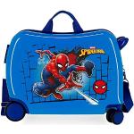 Blaue Spiderman Kinderkoffer 34l 