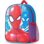 Blaue Spiderman Kindergartenrucksäcke mit Reißverschluss gepolstert für Jungen zum Schulanfang 