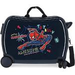 Reduzierte Blaue Spiderman Kinderreisekoffer S - Handgepäck 