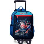 Blaue Spiderman Rucksack-Trolleys für Kinder klein zum Schulanfang 