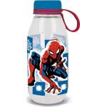 Marvel Trinkflasche Ecozen Trinkflasche für Kinder aus Tritan Spiderman Herren Spinne 460 ml mit Kapuze und Silikongriff