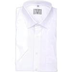 Weiße Kurzärmelige Marvelis Kentkragen Hemden mit Kent-Kragen für Herren Größe 4 XL Große Größen 