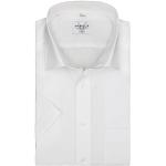 Reduzierte Weiße Kurzärmelige Marvelis Kentkragen Hemden mit Kent-Kragen aus Baumwolle für Herren Größe S 