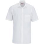 Weiße Kurzärmelige Marvelis Kentkragen Hemden mit Kent-Kragen für Herren Übergrößen 