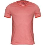 Rote Unifarbene Casual Kurzärmelige Marvelis Rundhals-Ausschnitt T-Shirts für Herren Größe M 1-teilig 