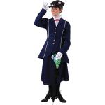 Blaue Orion Costumes Mary Poppins Faschingskostüme & Karnevalskostüme für Damen Größe M 