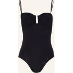 Reduzierte Schwarze Maryan Mehlhorn Badeanzüge mit hohem Beinausschnitt aus Polyamid ohne Bügel für Damen Größe S 