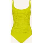 Hellgrüne Maryan Mehlhorn Badeanzüge mit hohem Beinausschnitt aus Polyamid mit Bügel für Damen Größe L 