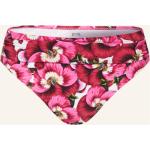Pinke Blumenmuster Maryan Mehlhorn High Waist Bikinihosen aus Polyamid für Damen Größe L 