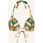 Cremefarbene Maryan Mehlhorn Triangel-Tops aus Polyamid ohne Bügel für Damen Größe M 