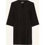 Reduzierte Schwarze Maryan Mehlhorn Tunika-Blusen aus Lyocell für Damen Größe S 