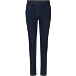 Blaue Unifarbene Masai Slim Fit Jeans aus Denim für Damen Größe L 
