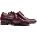 Bordeauxrote Business Hochzeitsschuhe & Oxford Schuhe aus Leder Gefüttert für Herren Größe 39 für den für den Winter 
