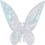 Weiße Schmetterlingsflügel aus Organza für Kinder 