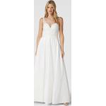 Offwhitefarbene Unifarbene Mascara Brautkleider & Hochzeitskleider aus Polyester für Damen Größe XS 