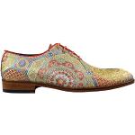 Goldene Business Hochzeitsschuhe & Oxford Schuhe mit Schnürsenkel in Breitweite für Herren Größe 47 