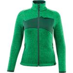 Grüne Sportliche Damencardigans mit Reißverschluss maschinenwaschbar Größe 4 XL 