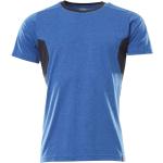 Himmelblaue Sportliche MASCOT T-Shirts maschinenwaschbar für Damen Größe XS 
