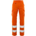 Orange Wasserdichte MASCOT Warnschutzhosen mit Reißverschluss für Herren Größe S 