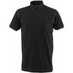 Schwarze Poloshirts & Polohemden mit Reißverschluss Größe 4 XL 