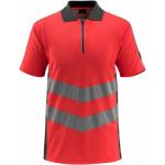 Rote Poloshirts & Polohemden mit Reißverschluss Größe 4 XL 