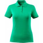 Grüne Kurzärmelige MASCOT Kurzarm-Poloshirts aus Baumwolle für Damen Größe S 