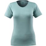 Pastellblaue T-Shirts für Damen Übergrößen 