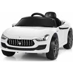 Weiße Costway Maserati Elektroautos für Kinder für 3 - 5 Jahre 