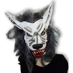 Graue Das Kostümland Werwolf-Masken aus Latex Einheitsgröße 