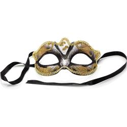 Maske "Venezia", schwarz/gold