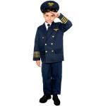 Blaue Maskworld Pilotenkostüme für Kinder Größe 116 
