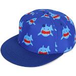 Blaue Snapback-Caps für Kinder aus Polyester für Jungen für den für den Sommer 