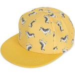 Gelbe Snapback-Caps für Kinder aus Polyester für Jungen für den für den Sommer 