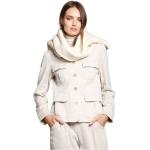 Reduzierte Beige MASON´S Mini Kurzjacken & Cropped-Jackets mit Knopf aus Fleece für Damen Größe M 