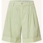 Hellgrüne MASON´S High Waist Shorts mit Reißverschluss für Damen Größe S 