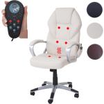 Beige Mendler Ergonomische Bürostühle & orthopädische Bürostühle  aus Kunstleder mit Massagefunktion Breite 50-100cm, Höhe 100-150cm, Tiefe 50-100cm 
