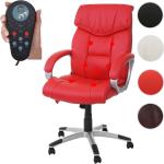 Rote Mendler Ergonomische Bürostühle & orthopädische Bürostühle  aus Kunstleder mit Massagefunktion Breite 50-100cm, Höhe 100-150cm, Tiefe 50-100cm 