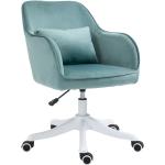 Hellgrüne Moderne Ergonomische Bürostühle & orthopädische Bürostühle  aus Samt mit Massagefunktion Breite 50-100cm, Höhe 50-100cm, Tiefe 50-100cm 