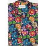 Langärmelige Stehkragen Stehkragenhemden mit Knopf aus Baumwolle für Herren Größe XS für den für den Sommer 