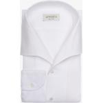 Weiße Langärmelige Herrenlangarmhemden aus Leinen Größe XS für den für den Sommer 
