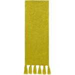 Reduzierte Gelbe Gestreifte Elegante MASSIMO ALBA Ringelschals mit Fransen für Damen Einheitsgröße für den für den Winter 