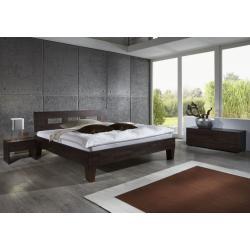 Massivholzbett Schlafzimmerbett - Ritz - Bett Buche -Wenge 120x200 cm