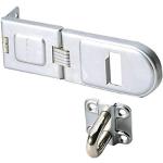 Master Lock 721EURD Türschloss mit Sicherheitsüberfalle und Scharnier für den Außenbereich, 20 x 6 cm