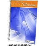 Masterclass Musikblock Folio, 20 Blatt Pentagramm 2 mm, 90 g.