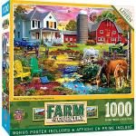 1000 Teile Masterpieces Bauernhof Puzzles 