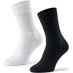 Schwarze Thermo-Socken aus Baumwolle für Herren Größe 49 für den für den Winter 