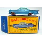 Matchbox RW 57B Chevrolet Impala graue Räder blaue Bodenplatte selten mit Box