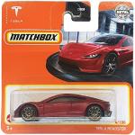 Dunkelrote Matchbox Tesla Roadster Modellautos & Spielzeugautos 