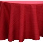 Rote Runde Gartentischdecken 145 cm aus Polyester 1-teilig 